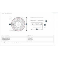 JL Audio - M6 7.7 inch Speakers - Titanium Sports Grill with LED Lighting